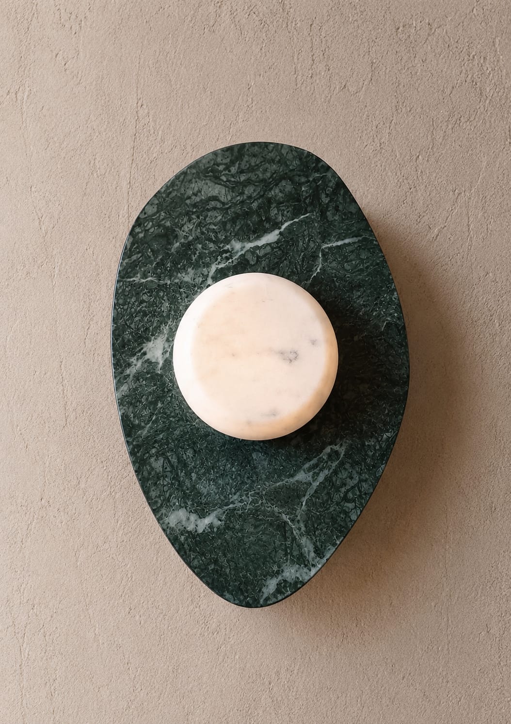 Sloppy Green Wall Lamp
