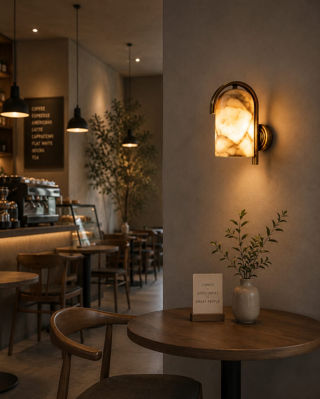 Athel Marble Wall Lamp
