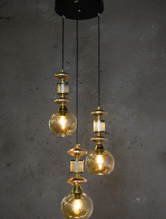 Scepter Trio Glass Hanging Light