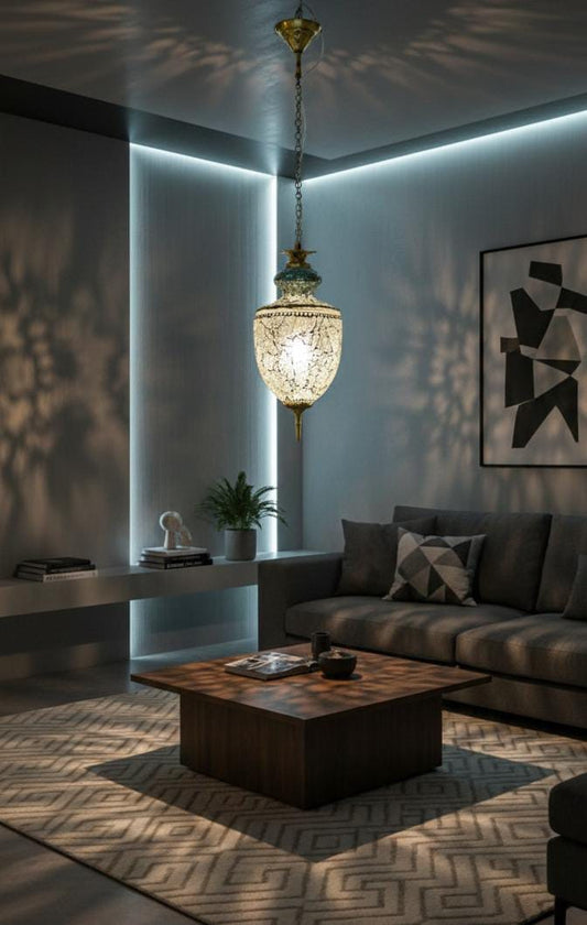 The Moroccan Glass Hanging Light