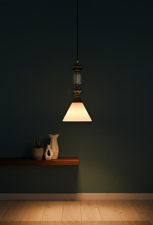 Regent Frosted Glass Hanging Light