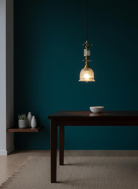 Layered Glass Hanging Light