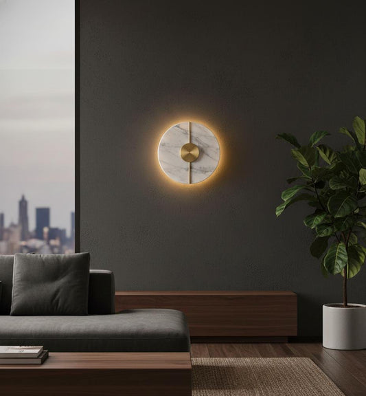 Marbello Plain - Handcrafted Marble Wall Highlighter