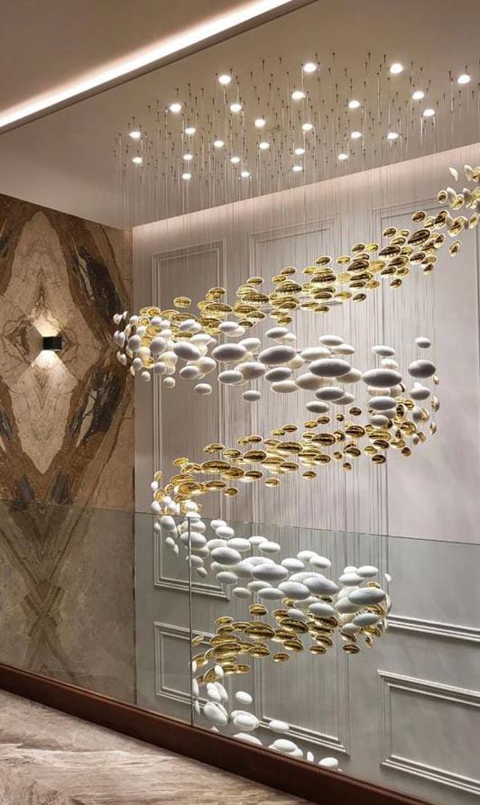 The Celestial Spiral Customized Chandelier