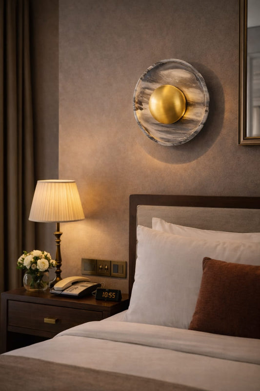 Orbis Curve Wall Lamp Black