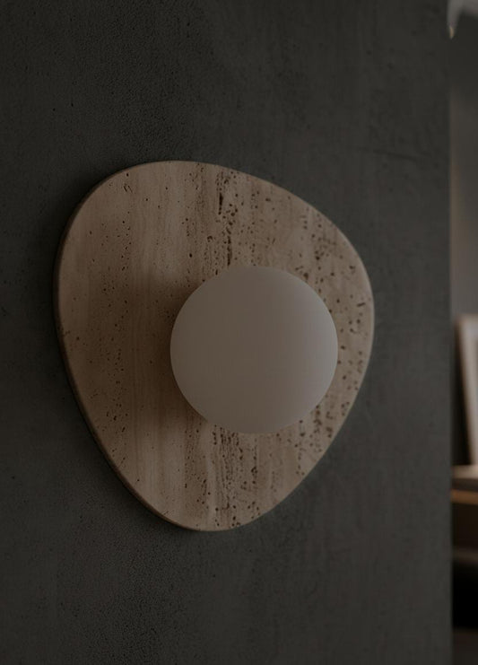 Atelier Travertine Wall Lamp