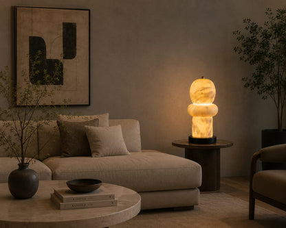 Trio Marble Table Lamp
