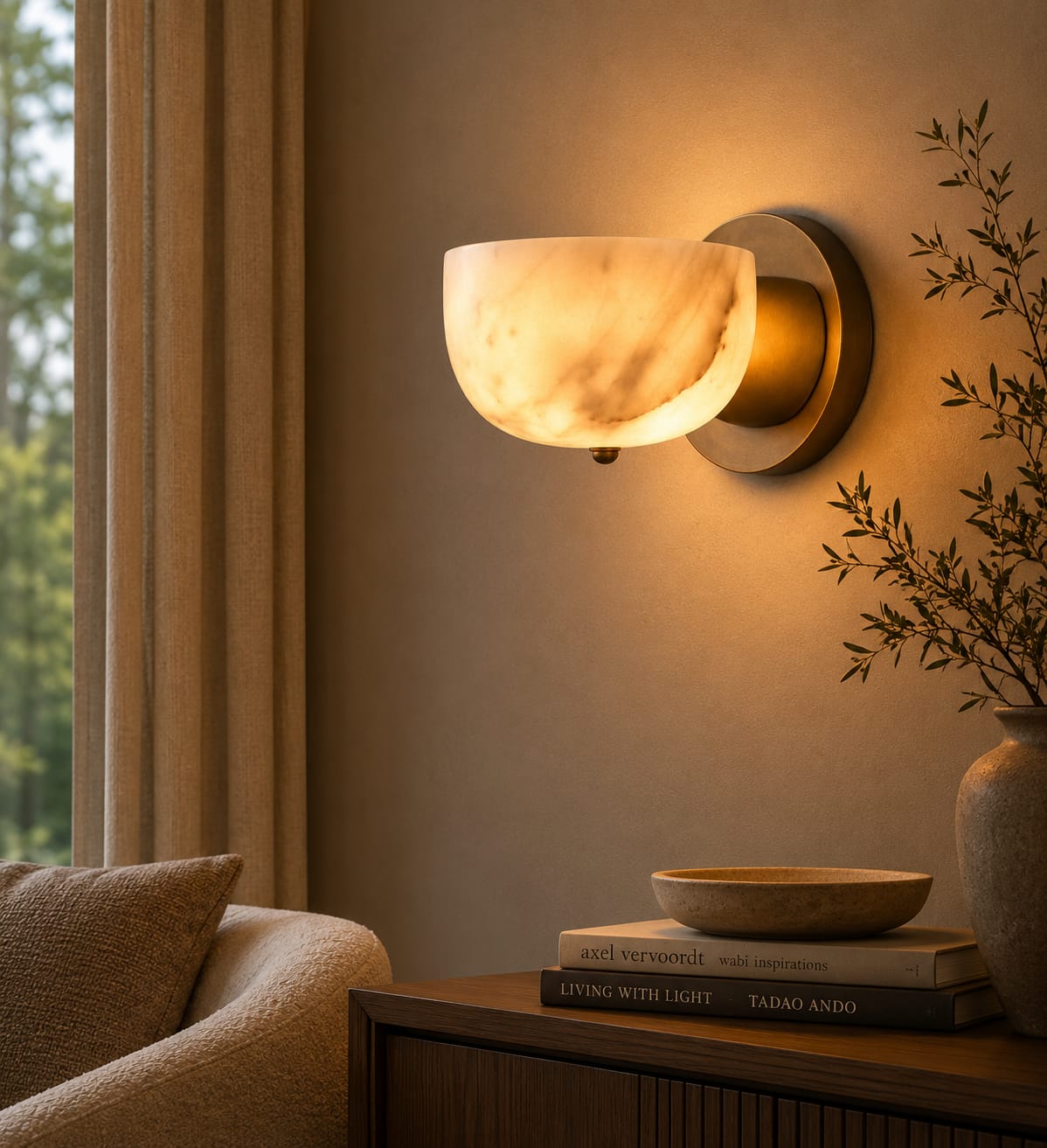Bowl Wall Lamp