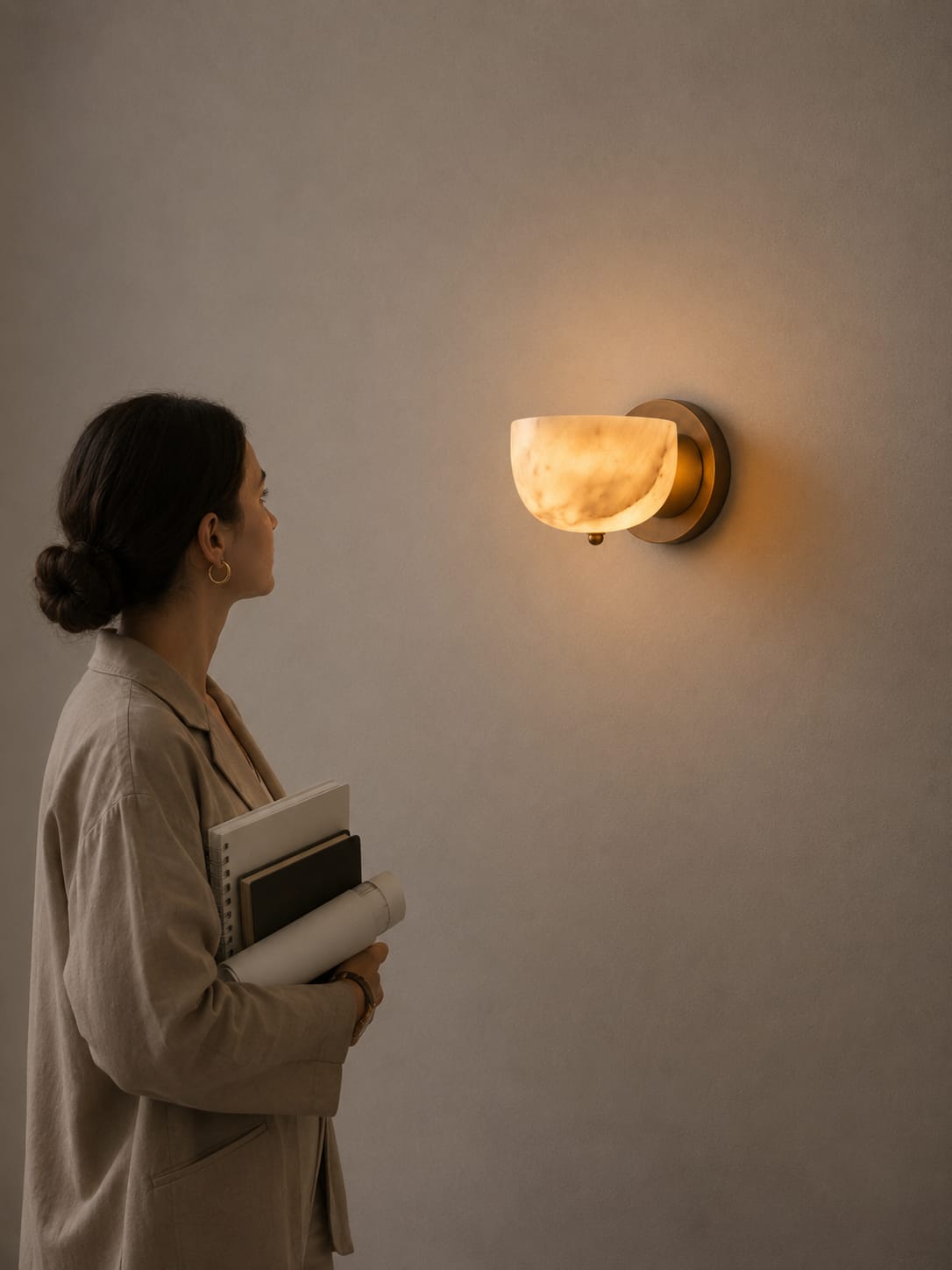 Bowl Wall Lamp