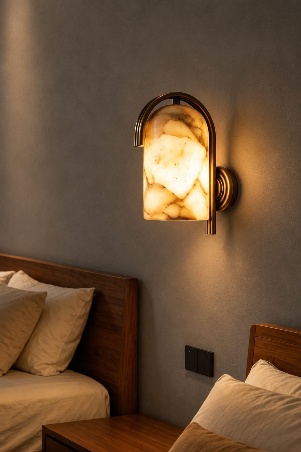 Athel Marble Wall Lamp