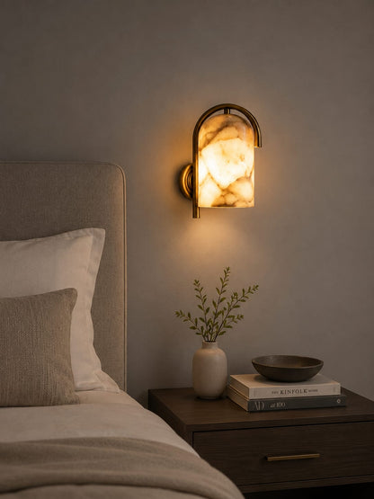 Athel Marble Wall Lamp