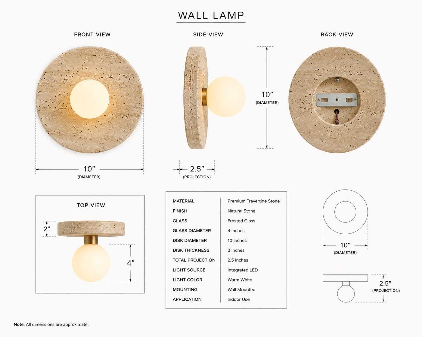 Travis Plain Orbis Wall