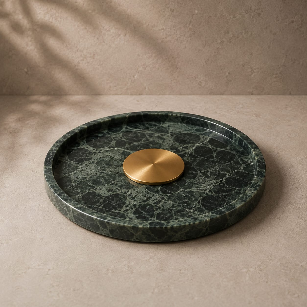 Green Marble Tray