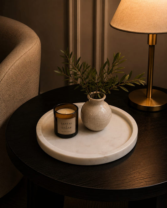 White Marble Tray