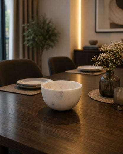 White Marble Bowl