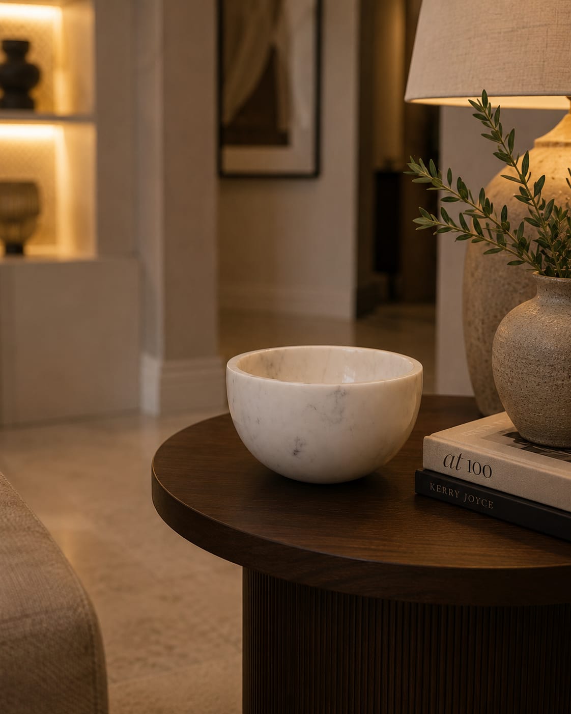 White Marble Bowl