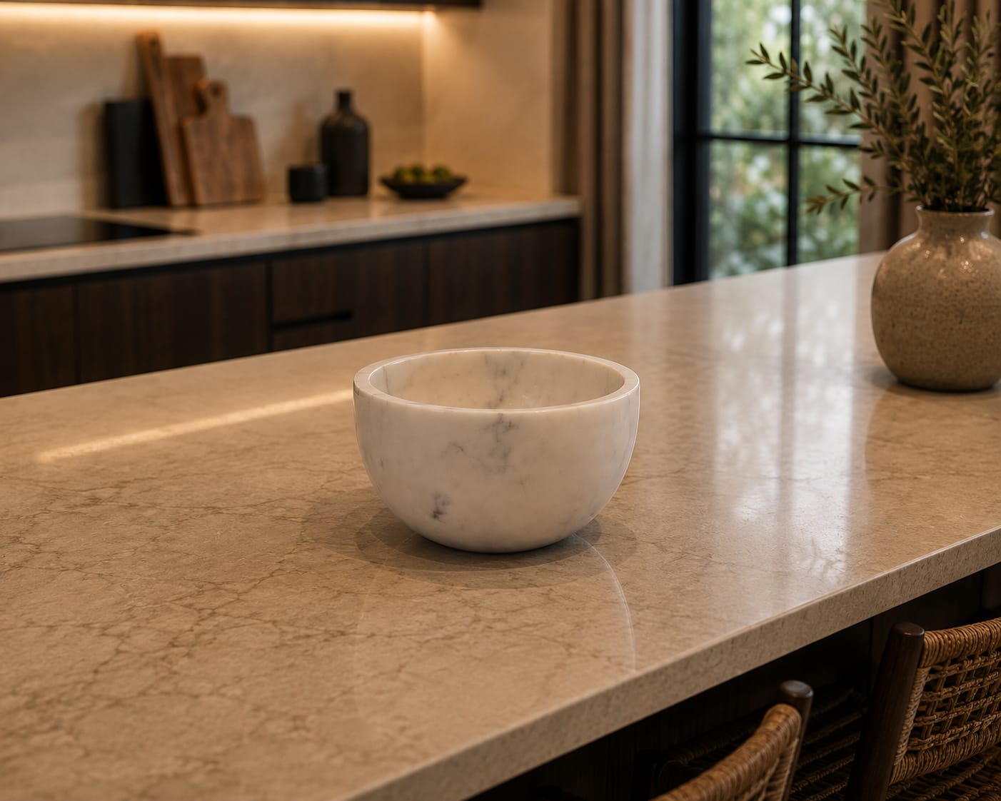 White Marble Bowl