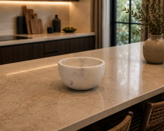 White Marble Bowl