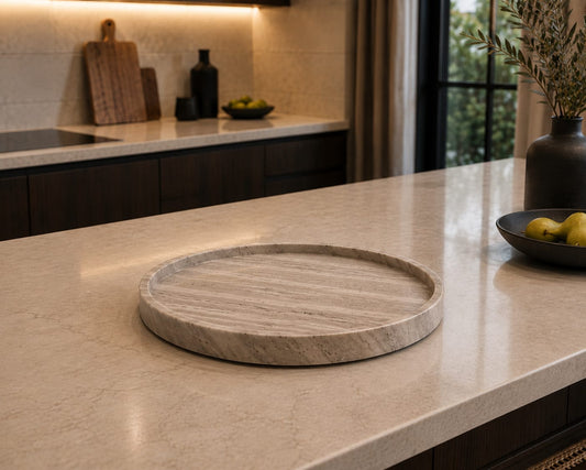 Brown Marble Tray