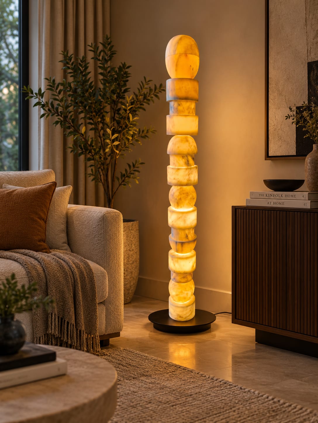 Oscar Marble Floor Lamp