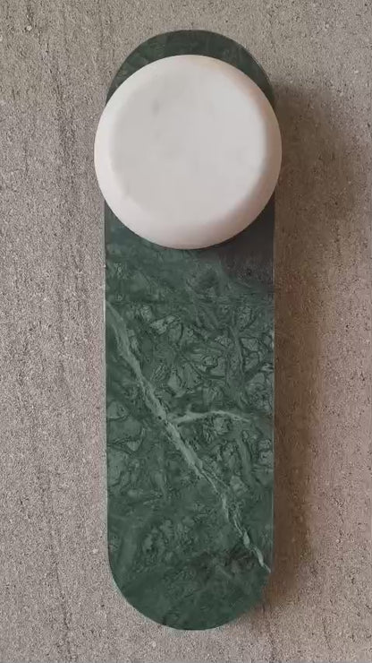 Green Forest Marble Wall Lamp